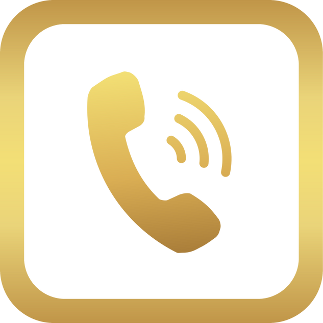 Gold Phone Icon